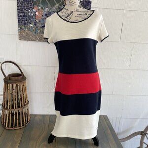 Saint James Color Block Knit Dress - Size Small US 6 (Z5)
